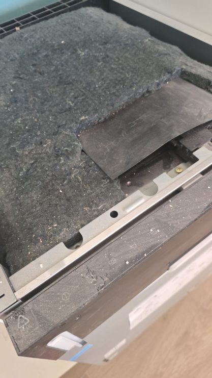 Förstörda nya maskinen